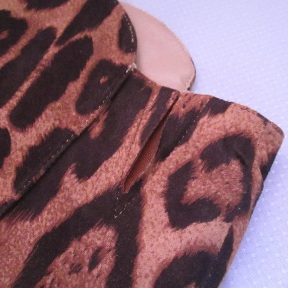 💖JOURNEE COLLECTION KERIN ANIMAL PRINT KNEE HIGH BOOTS; SZ 7 NEW 💖 - Picture 12 of 16